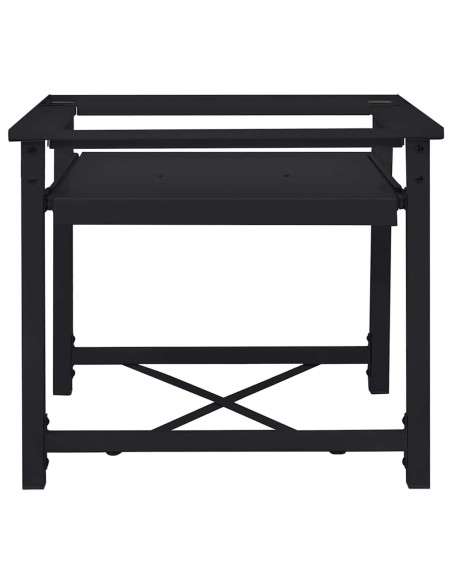 Pedestallo per Lavatrice Nero 60 x 56 x 52 cm Acciaio