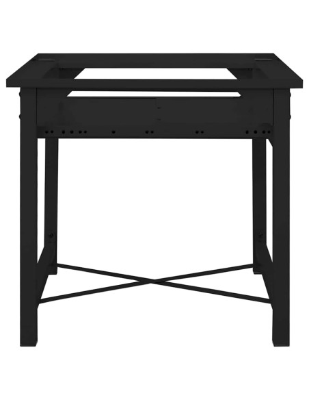 Pedestallo per Lavatrice Nero 60 x 56 x 52 cm Acciaio