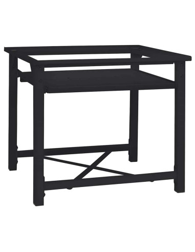 Pedestallo per Lavatrice Nero 60 x 56 x 52 cm Acciaio