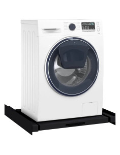 Mensola Intermedia per Lavatrice Nero 60 x 60 x 8 cm Acciaio 2