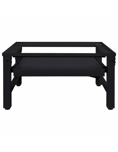 Pedestallo per Lavatrice Nero 62 x 60,5 x 32,5 cm Acciaio