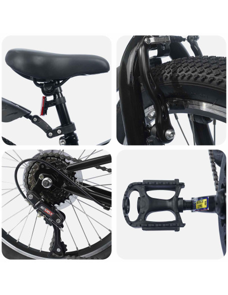 Bicicletta per Bambini 20 Pollici 6-Speed