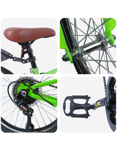 Bicicletta per Bambini 20 Pollici 6-Speed