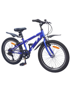 Bicicletta per Bambini 24 Pollici 6-Speed per 8-12 anni 2