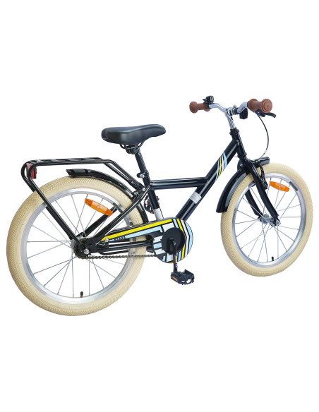 Bicicletta per Bambini 24 Pollici per 8-12 anni Nero