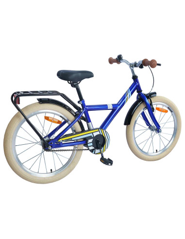Bicicletta per Bambini 24 Pollici per 8-12 anni Blu Scuro