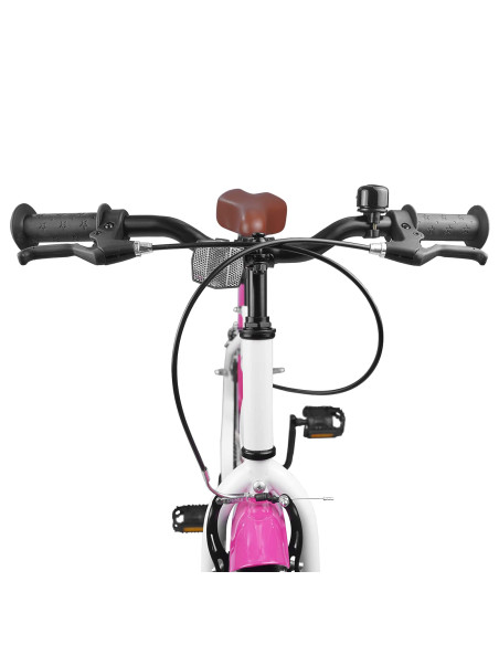 Bicicletta per Bambini 24 Pollici per 8-12 anni Rosa