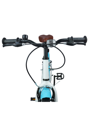 Bicicletta per Bambini 24 Pollici per 8-12 anni Blu Chiaro