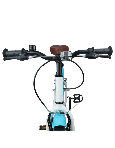 Bicicletta per Bambini 24 Pollici per 8-12 anni Blu Chiaro