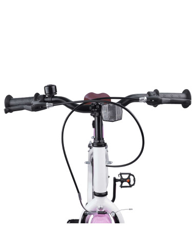 Bicicletta per Bambini 24 Pollici per 8-12 anni Rosa chiaro