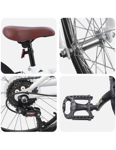 Mountain Bike 24 Pollici 6-Speed per bambini dai 8 ai 12 anni