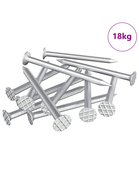 Chiodi per Legno 100000 pcs Argento Metallo