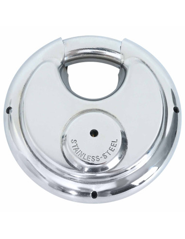 Lucchetti Discus con Chiavi 12 pcs Argento 8 x 2.8 x 8 cm