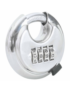 Lucchetti Discus con Chiavi 12 pcs Argento 7 x 2.3 x 7 cm 2