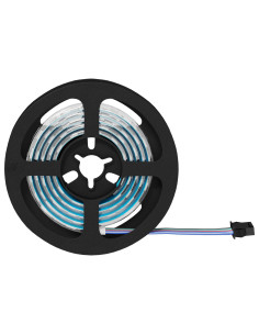 Striscia LED 2 pcs Nero e trasparente 900 mm Rame e plastica 2