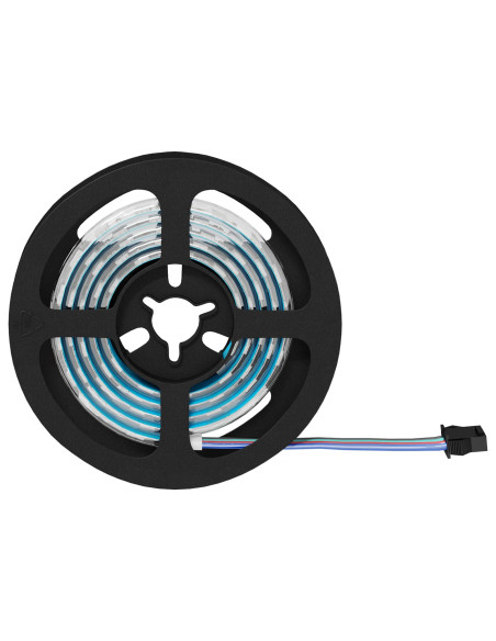 Striscia LED 2 pcs Nero e trasparente 900 mm Rame e plastica