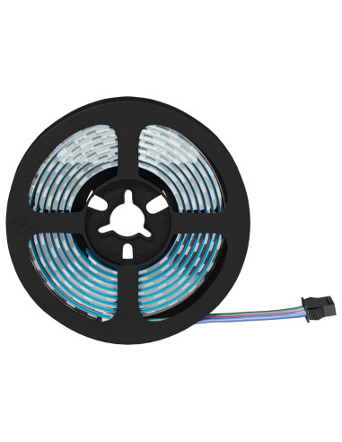 Striscia LED 2 pcs Nero e trasparente 1700 mm Rame e plastica