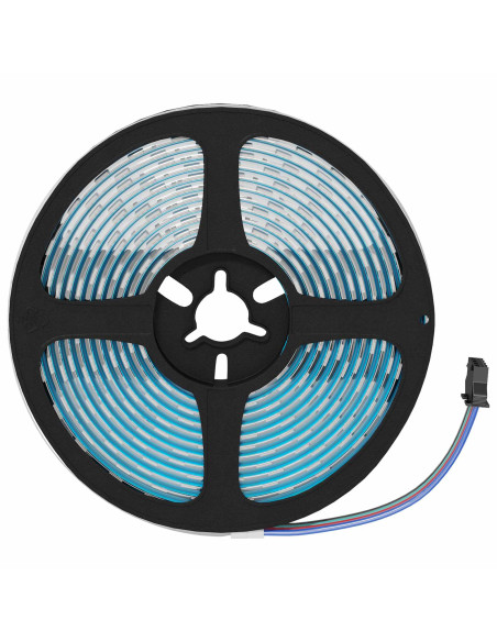 Striscia LED 2 pcs Nero e trasparente 3000 mm Rame e plastica