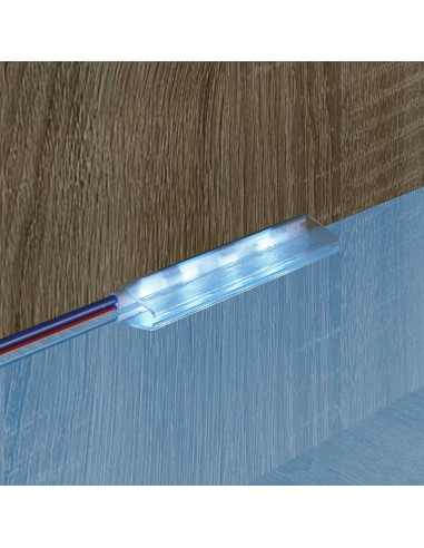 Striscia LED 2 pcs Nero e Multicolore 1745 mm Rame e plastica