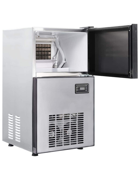 Creatore di cubetti di ghiaccio Argento 43 x 40 x 71 cm