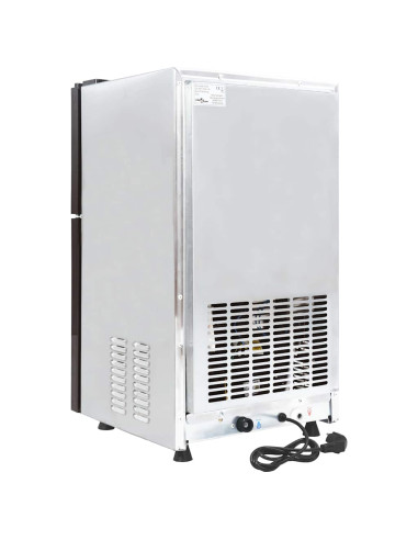 Creatore di cubetti di ghiaccio Argento 43 x 40 x 71 cm