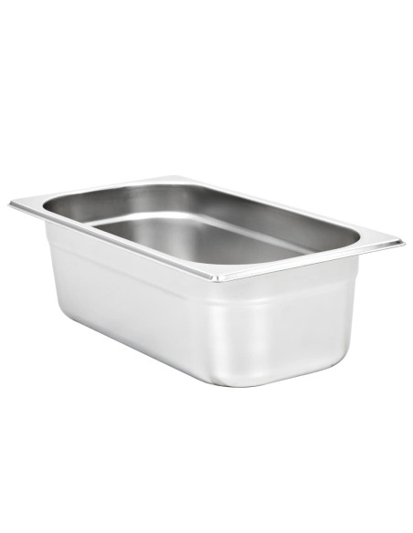 Contenitori Gastronorm 8 pz GN 1/3 100 mm in Acciaio Inox