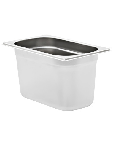 Contenitori Gastronorm 4 pz GN 1/4 150 mm in Acciaio Inox
