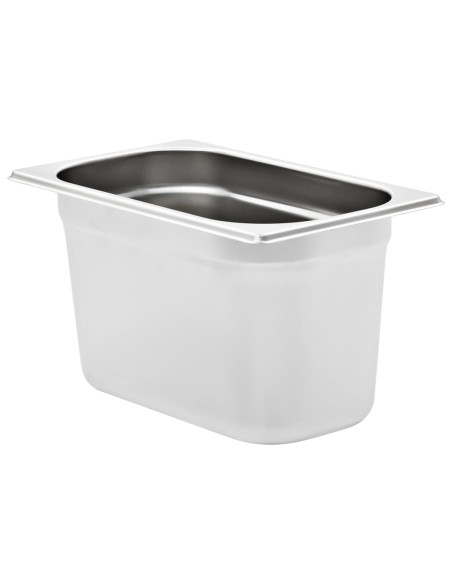 Contenitori Gastronorm 4 pz GN 1/4 150 mm in Acciaio Inox