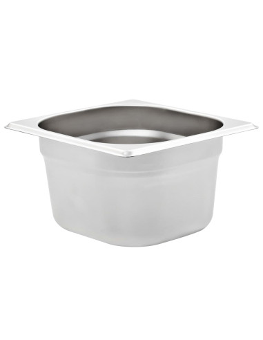 Contenitori Gastronorm 12 pz GN 1/6 100 mm in Acciaio Inox