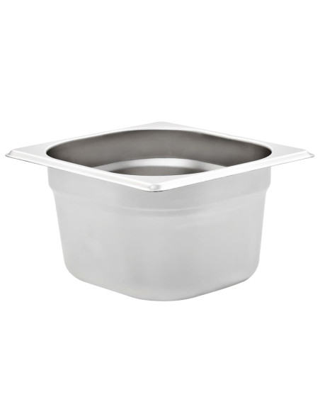 Contenitori Gastronorm 12 pz GN 1/6 100 mm in Acciaio Inox