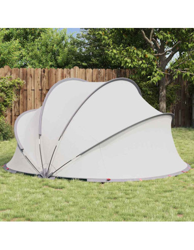 Dome Piscina Grigio e arancione 336 x 322 x 160 cm