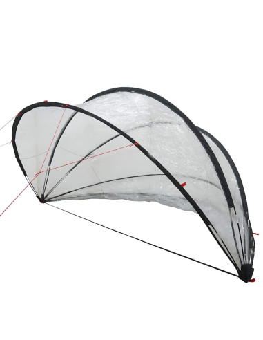 Dome Piscina Trasparente 336 x 322 x 160 cm PVC