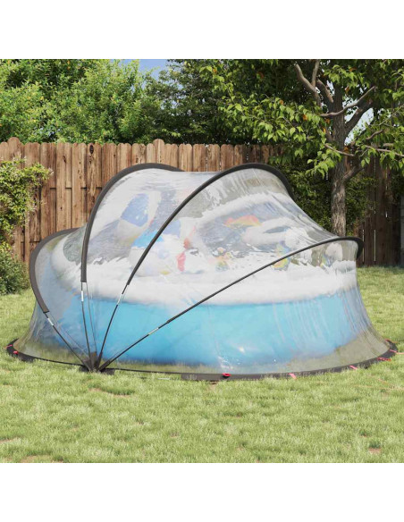 Dome Piscina Trasparente 336 x 322 x 160 cm PVC