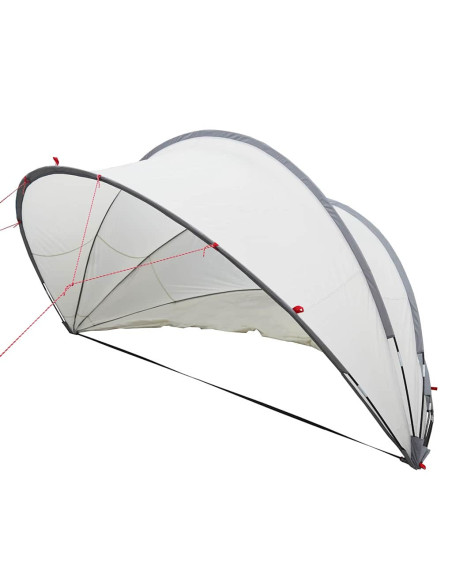 Dome Piscina Grigio e arancione 405 x 405 x 192 cm