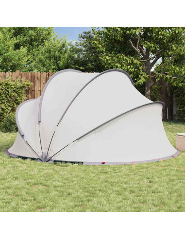 Dome Piscina Grigio e arancione 405 x 405 x 192 cm