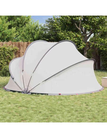 Dome Piscina Grigio e arancione 405 x 405 x 192 cm