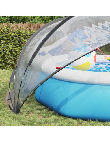 Dome Piscina Trasparente 430 x 430 x 210 cm PVC
