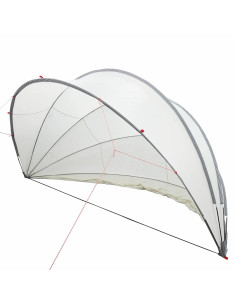 Dome Piscina Grigio e arancione 472 x 460 x 229 cm 2