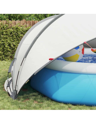 Dome Piscina Grigio e arancione 472 x 460 x 229 cm