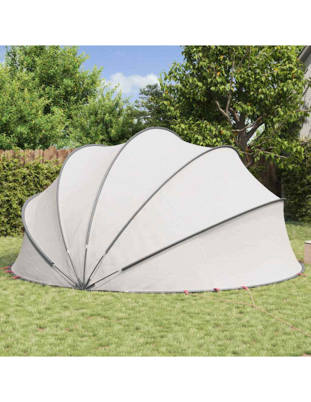 Dome Piscina Grigio e arancione 500 x 500 x 236 cm