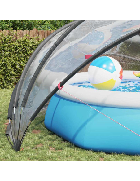 Dome Piscina Trasparente 500 x 500 x 236 cm PVC