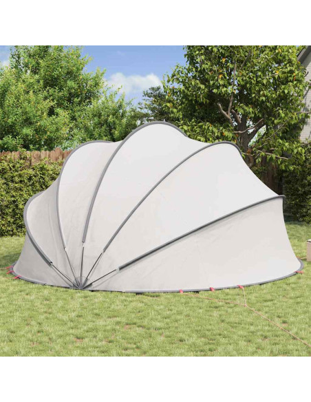 Dome Piscina Grigio e arancione 546 x 516 x 250 cm