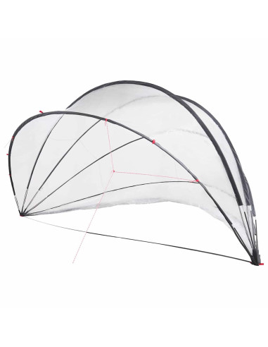 Dome Piscina Trasparente 546 x 516 x 250 cm PVC