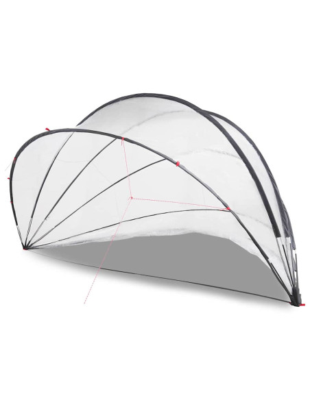 Dome Piscina Trasparente 546 x 516 x 250 cm PVC