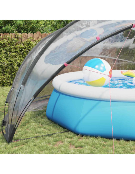 Dome Piscina Trasparente 546 x 516 x 250 cm PVC