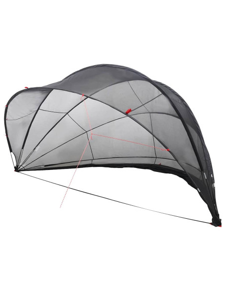 Dome Piscina Nero 546 x 516 x 250 cm