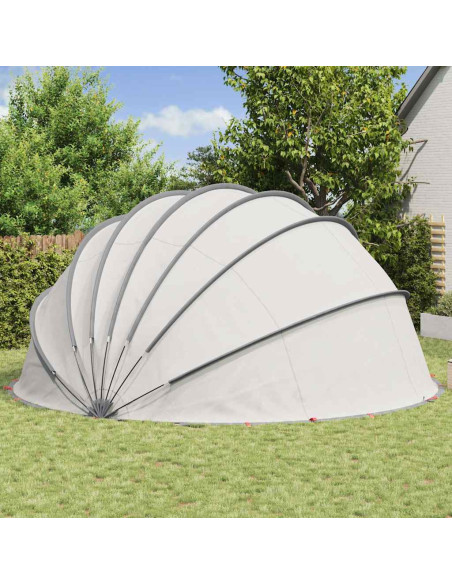 Dome Piscina Grigio e arancione 592 x 590 x 275 cm