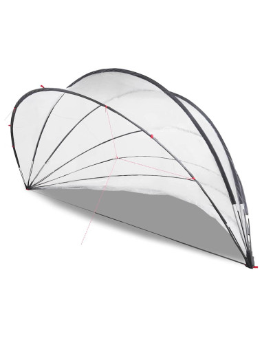 Dome Piscina Trasparente 592 x 590 x 275 cm PVC