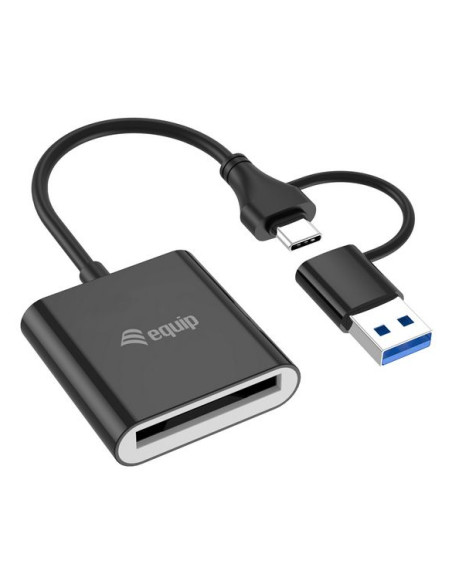 Equip 245461 lettore di schede USB 3.2 Gen 2 (3.1 Gen 2) Type-C Nero