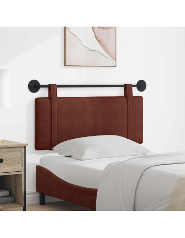 Testata appesa Marrone Lucido 110 x 55 x 5 cm PU Antico